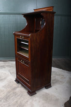 Load image into Gallery viewer, English Mahogany Music Cabinet c.1900