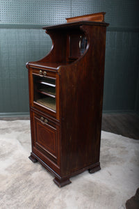 English Mahogany Music Cabinet c.1900