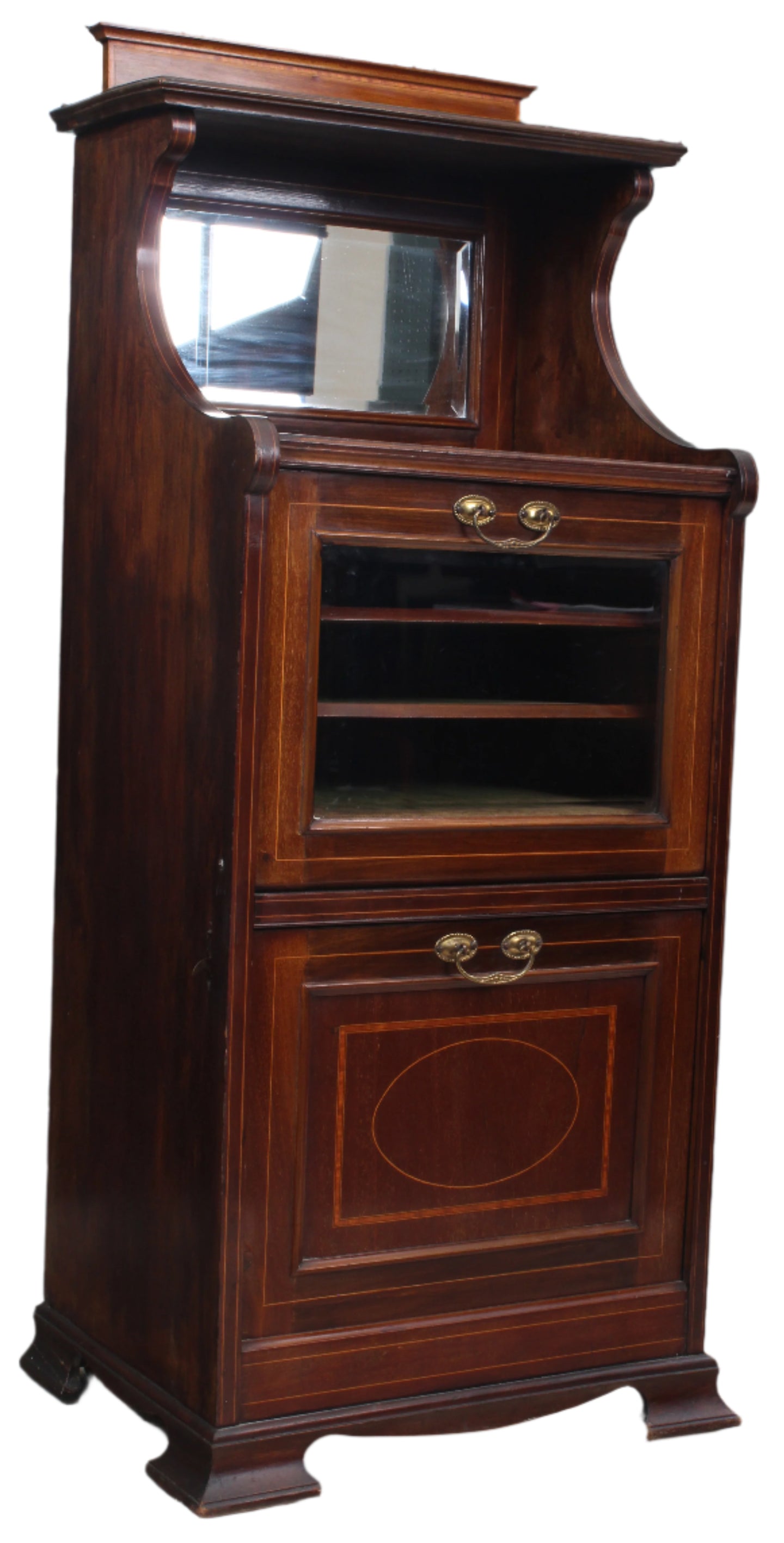 English Mahogany Music Cabinet c.1900