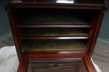 Load image into Gallery viewer, English Mahogany Music Cabinet c.1900