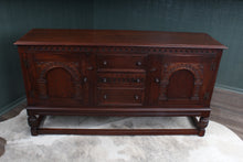 Load image into Gallery viewer, English Oak Sideboard c.1950