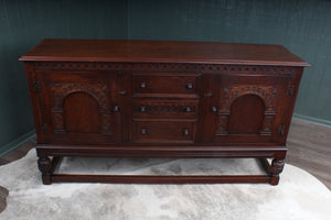English Oak Sideboard c.1950