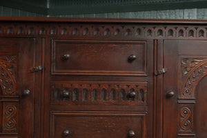 English Oak Sideboard c.1950