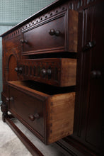 Load image into Gallery viewer, English Oak Sideboard c.1950