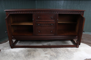 English Oak Sideboard c.1950