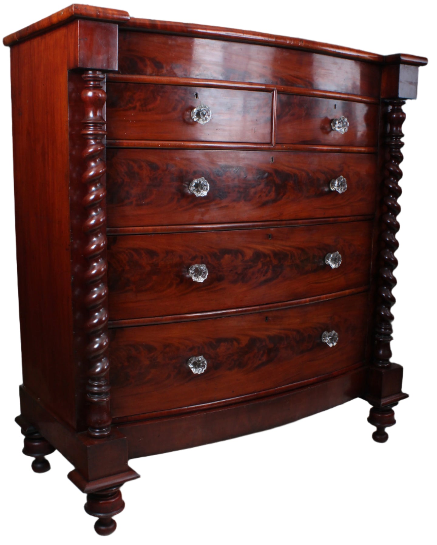 Mahogany Scottish Chest c.1880