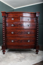 Load image into Gallery viewer, Mahogany Scottish Chest c.1880
