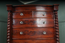 Load image into Gallery viewer, Mahogany Scottish Chest c.1880