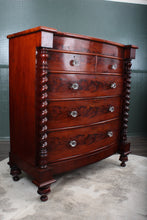 Load image into Gallery viewer, Mahogany Scottish Chest c.1880