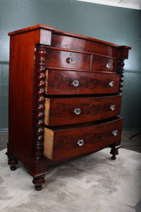 Mahogany Scottish Chest c.1880