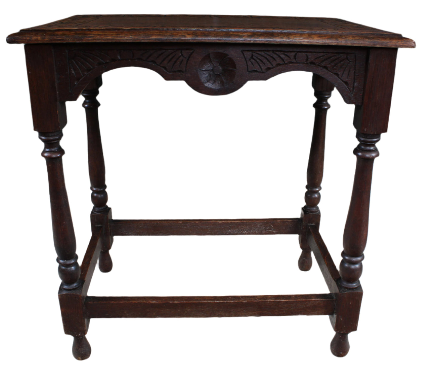 Carved Oak French Occasional Table c.1900
