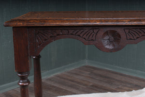 Carved Oak French Occasional Table c.1900