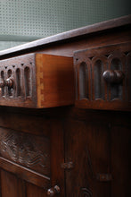 Load image into Gallery viewer, English Oak Sideboard c.1940