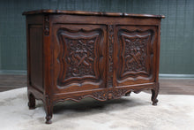 Load image into Gallery viewer, French Carved Oak Bedding Box c.1900