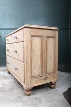 Load image into Gallery viewer, Victorian English Pine Chest c.1880