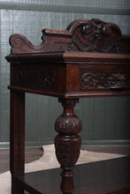 Load image into Gallery viewer, French Oak Carved Side Table c.1900