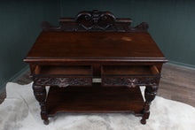 Load image into Gallery viewer, French Oak Carved Side Table c.1900