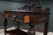 Load image into Gallery viewer, French Oak Carved Side Table c.1900