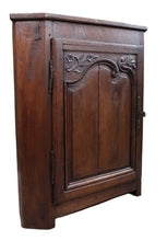 Load image into Gallery viewer, French Oak Corner Cabinet c.1850