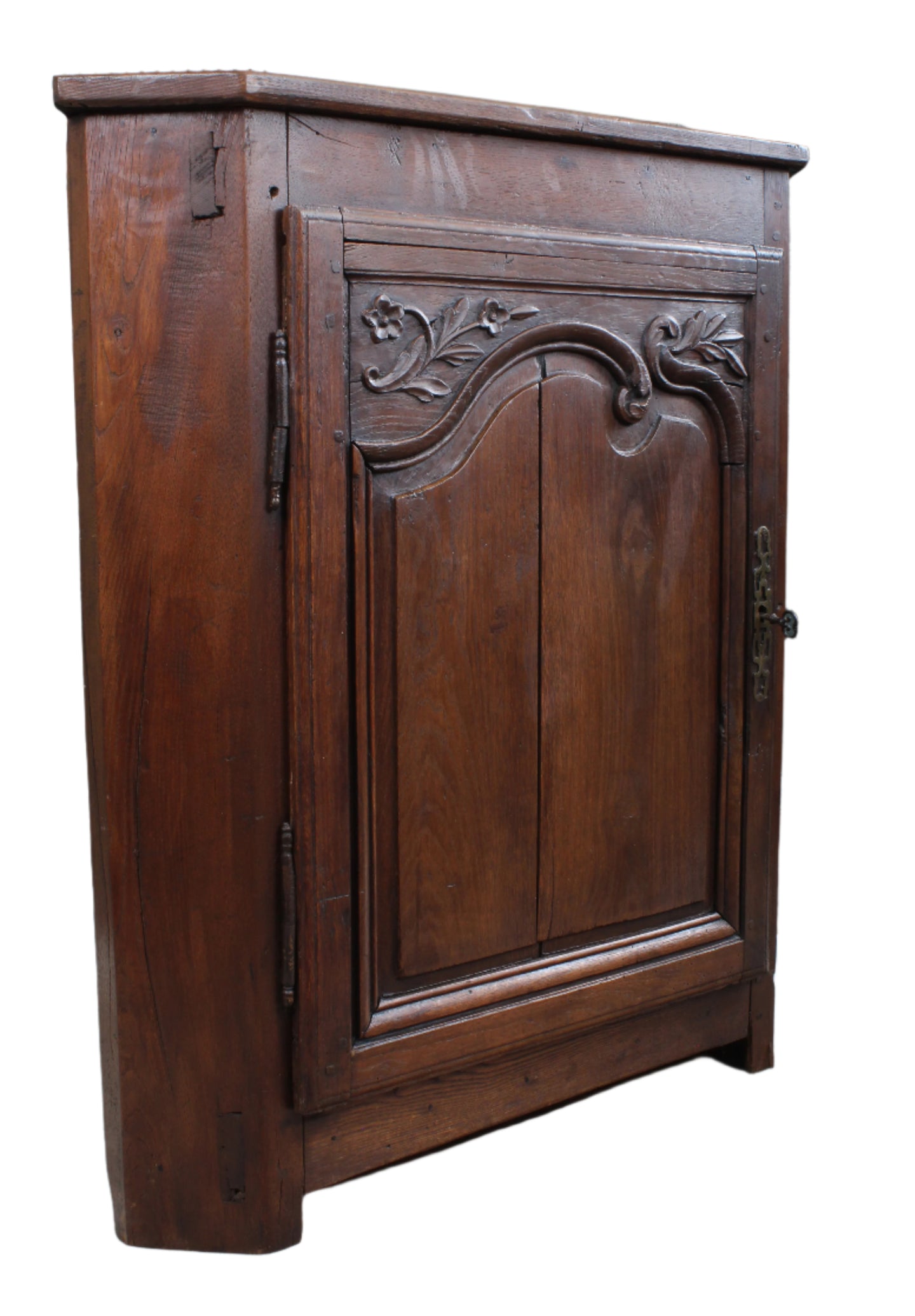 French Oak Corner Cabinet c.1850