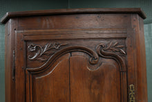 Load image into Gallery viewer, French Oak Corner Cabinet c.1850