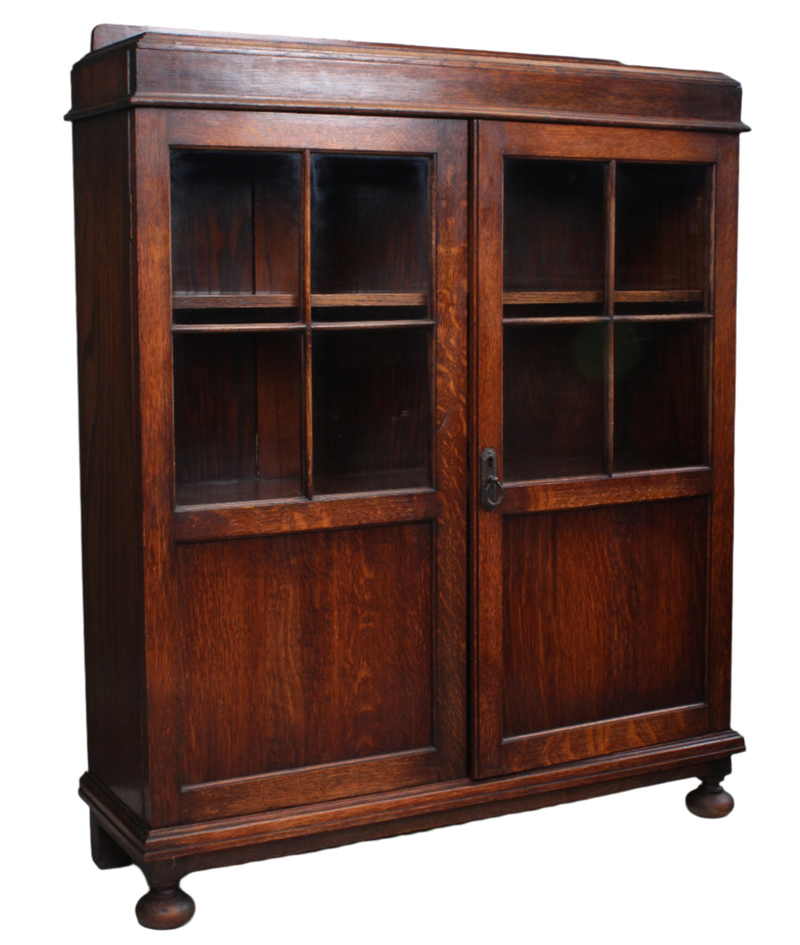 English Oak Bookcase c.1920