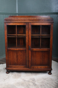 English Oak Bookcase c.1920