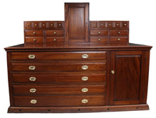 Load image into Gallery viewer, English Mahogany Sacristy Cabinet c.1900-1910
