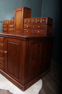 English Mahogany Sacristy Cabinet c.1900-1910
