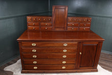 Load image into Gallery viewer, English Mahogany Sacristy Cabinet c.1900-1910