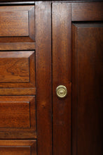 Load image into Gallery viewer, English Mahogany Sacristy Cabinet c.1900-1910