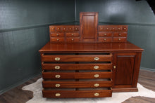 Load image into Gallery viewer, English Mahogany Sacristy Cabinet c.1900-1910