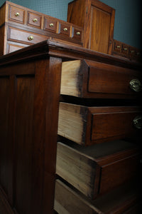English Mahogany Sacristy Cabinet c.1900-1910