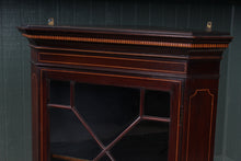 Load image into Gallery viewer, English Mahogany Hanging Corner Cabinet c.1940