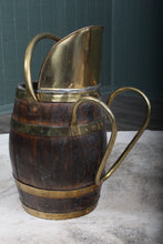 Load image into Gallery viewer, Oak and Brass Coal Hod c.1890
