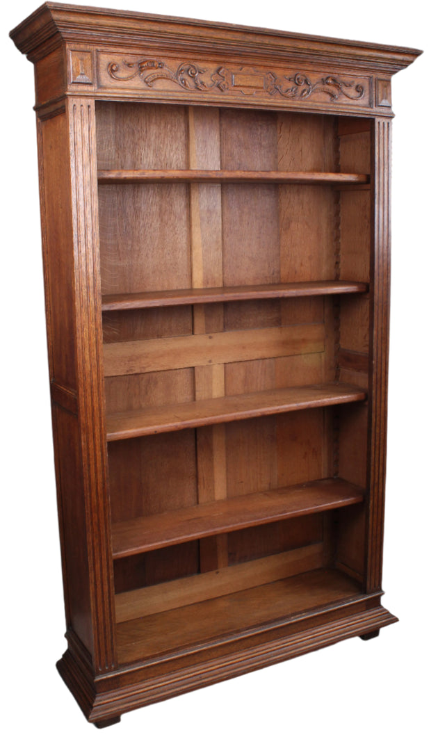 French Oak Bookcase c.1900