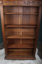 Load image into Gallery viewer, French Oak Bookcase c.1900