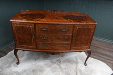 Load image into Gallery viewer, English Burl Walnut Sideboard c.1920