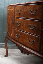 Load image into Gallery viewer, English Burl Walnut Sideboard c.1920