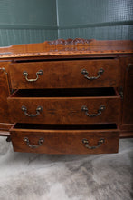 Load image into Gallery viewer, English Burl Walnut Sideboard c.1920