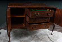 Load image into Gallery viewer, English Burl Walnut Sideboard c.1920