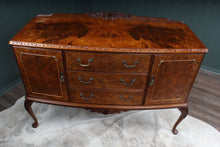 Load image into Gallery viewer, English Burl Walnut Sideboard c.1920