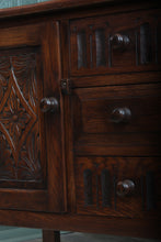 Load image into Gallery viewer, English Solid Oak Bedside Cabinet c.1940