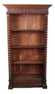 French Oak Bookcase c.1890