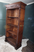 Load image into Gallery viewer, French Oak Bookcase c.1890