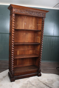 French Oak Bookcase c.1890