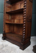 Load image into Gallery viewer, French Oak Bookcase c.1890