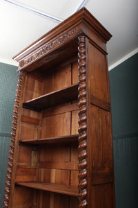 French Oak Bookcase c.1890