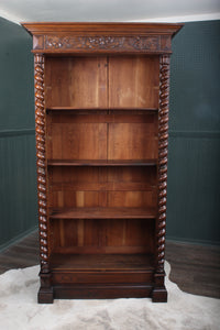 French Oak Bookcase c.1890
