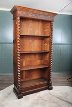 Load image into Gallery viewer, French Oak Bookcase c.1890